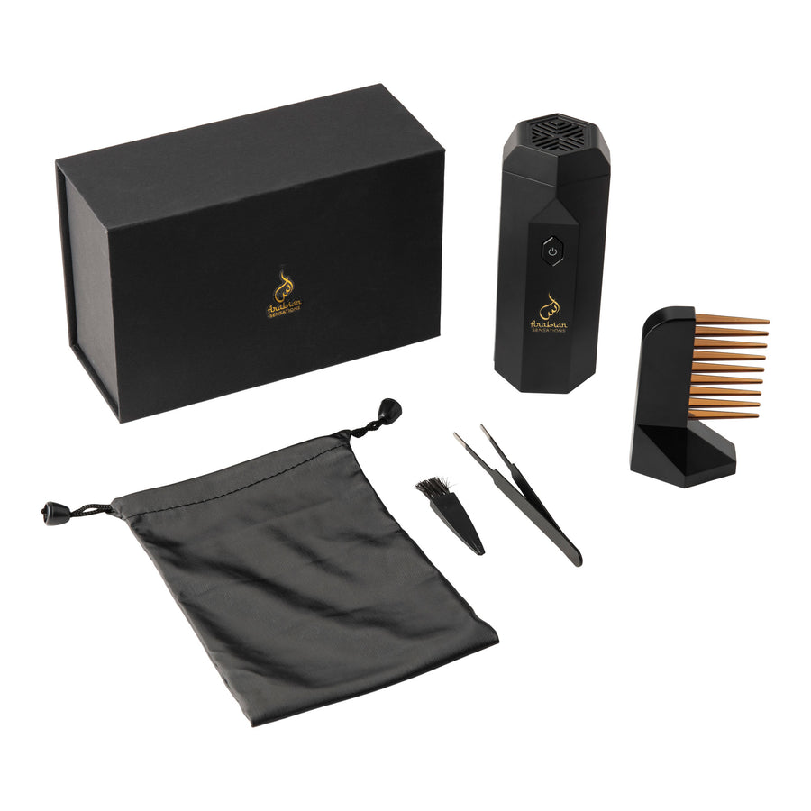 Electric Mabkhara with Comb Attachment - Black