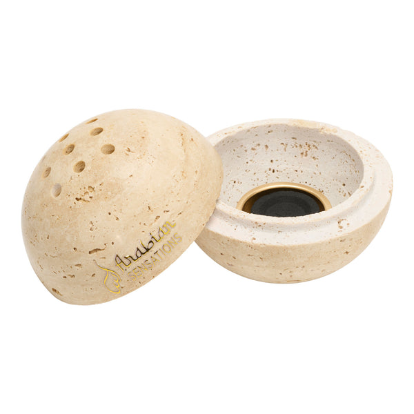 Travertine Ball Bakhoor Set - Eid Gift