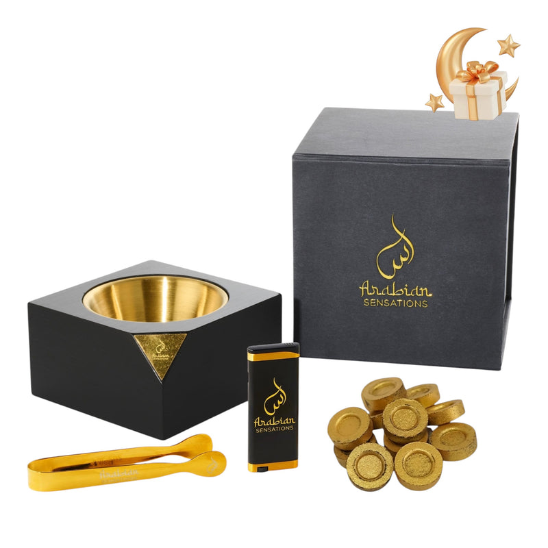 Wooden Mabkhara Set - Eid Gift